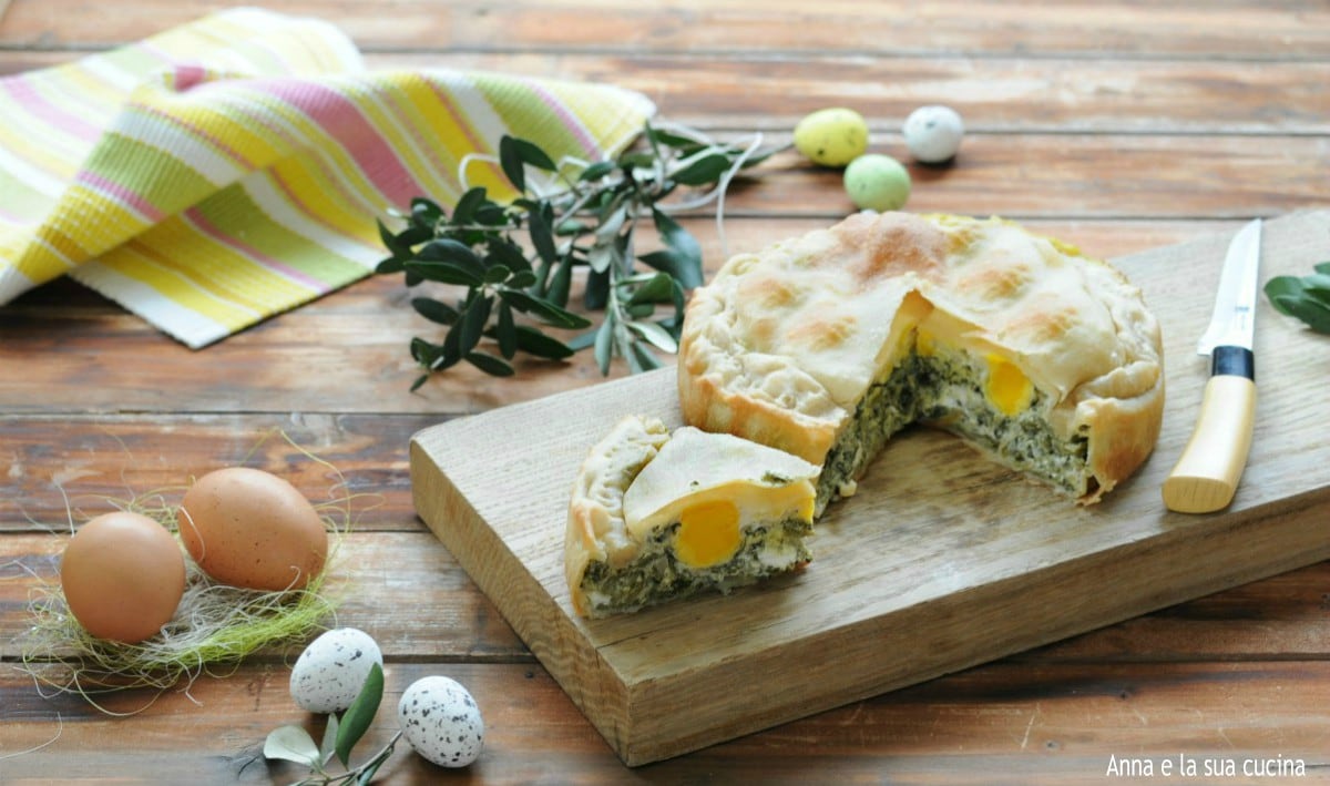 Torta Pasqualina met Robiola