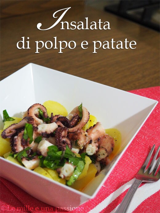 Octopus en aardappel salade