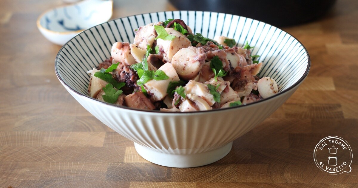 Octopus gekookt in slowcooker