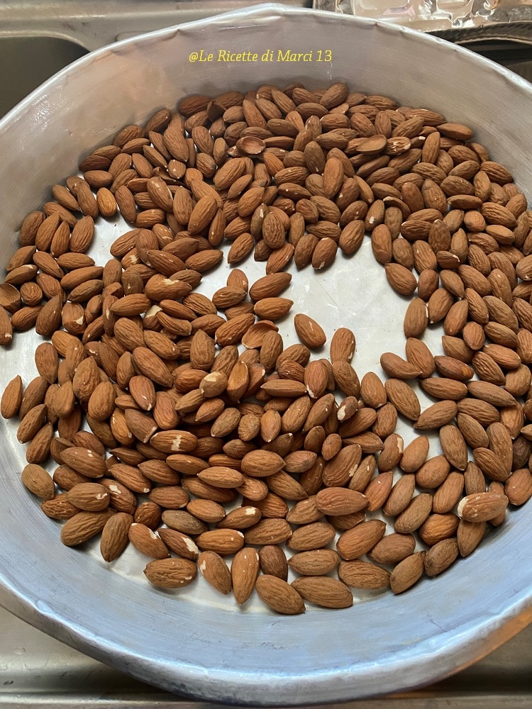 Originele Caprese taart hele amandelen