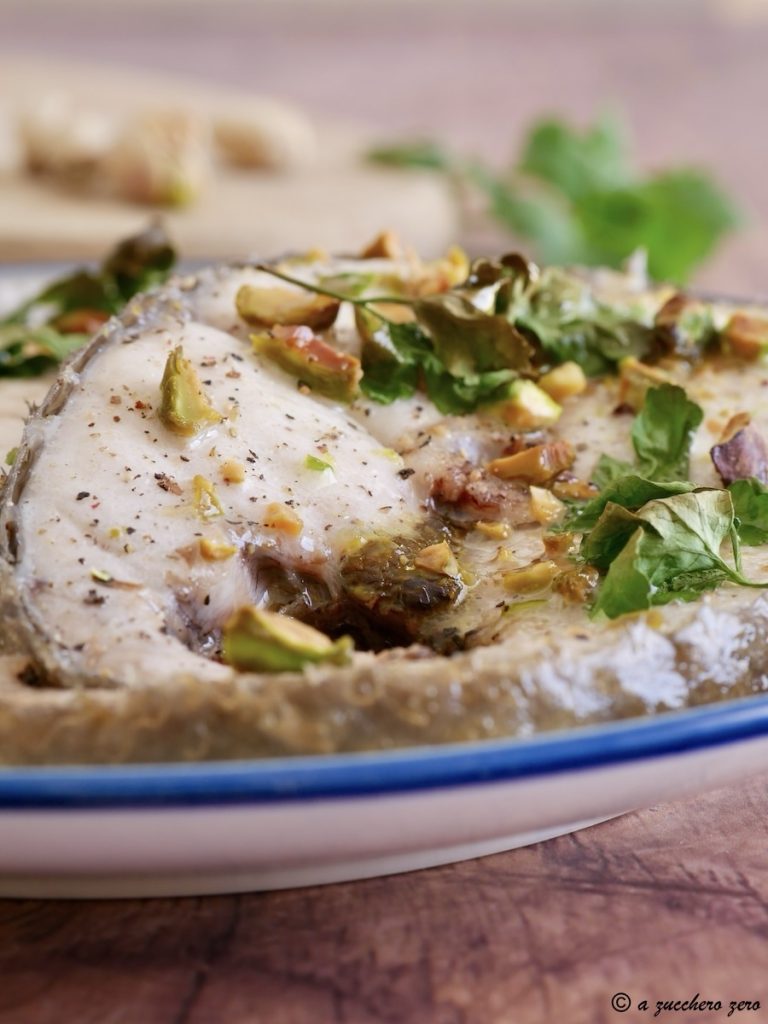 Overheerlijke ovengebakken tandbaars met pistachekruim
