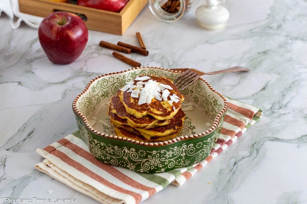 pannenkoeken met gekookte appels