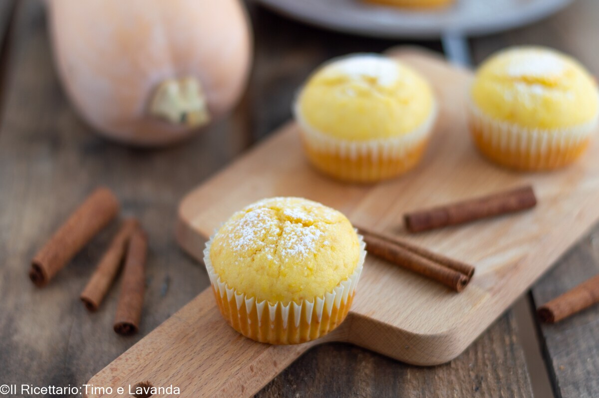 Pompoen en ricotta muffins
