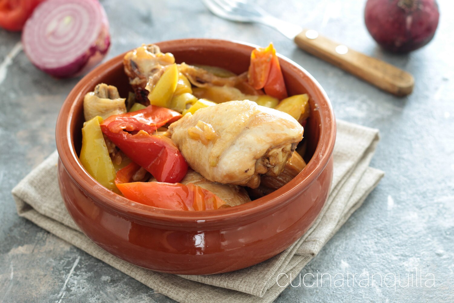 Kipdrumsticks met paprika