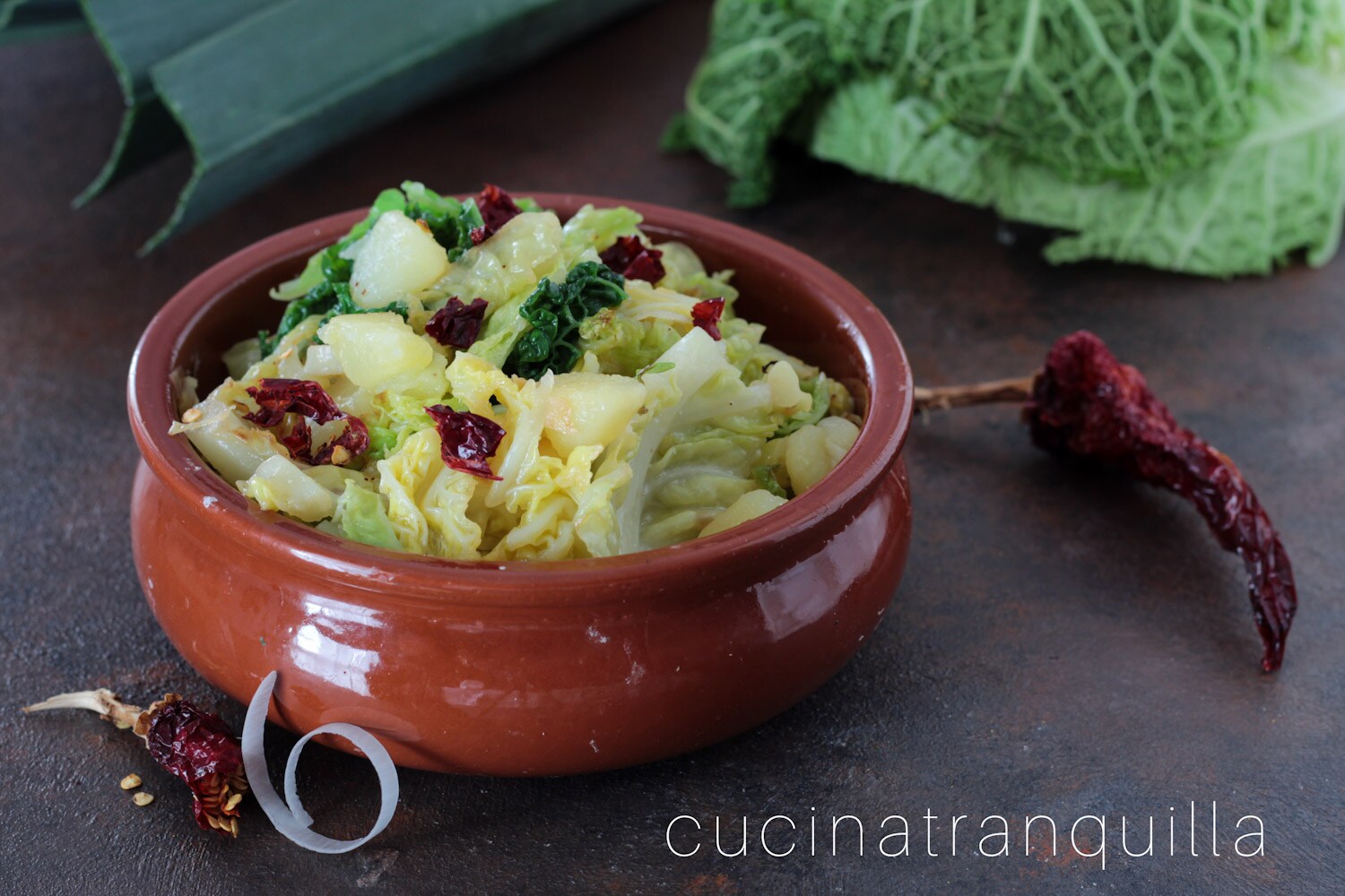 Savooiekool en aardappelen