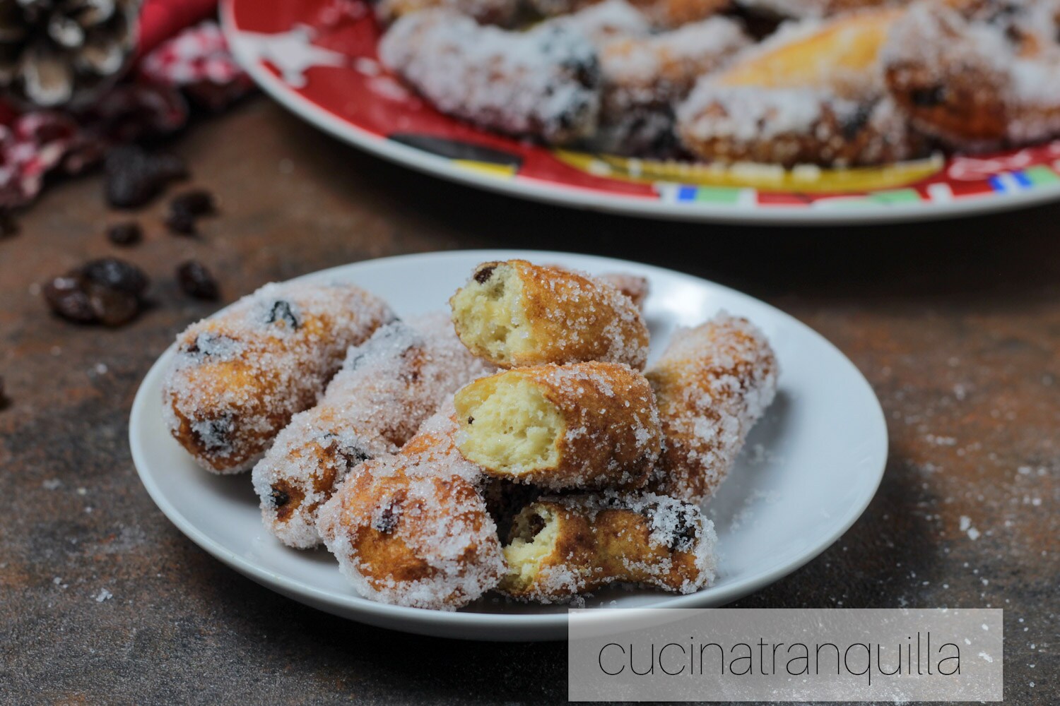 Abruzzese turcinill met rozijnen