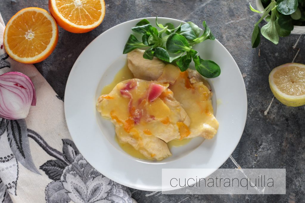 Kipfilet met citrusvruchten