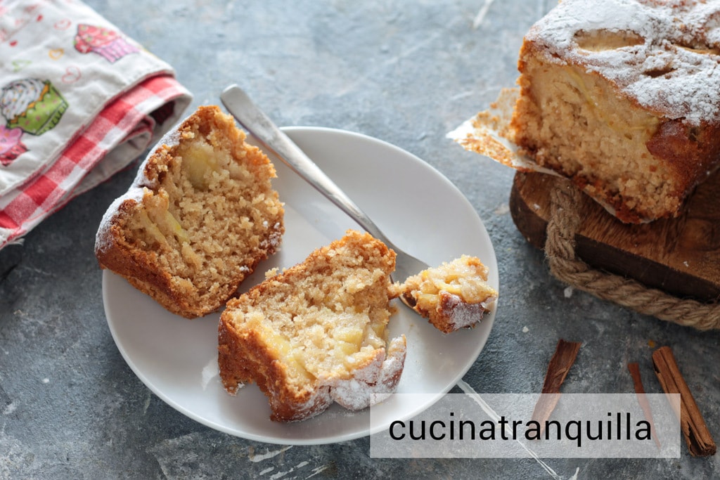 Vegan cake met appelsap