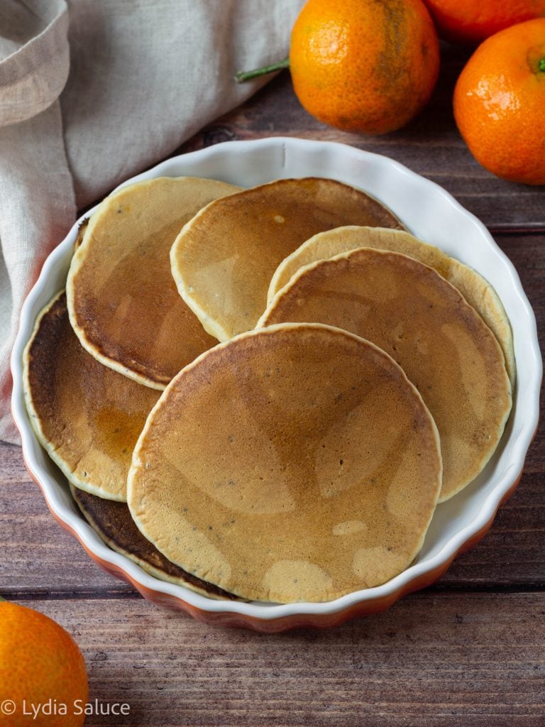 Pannenkoeken met mandarijnen