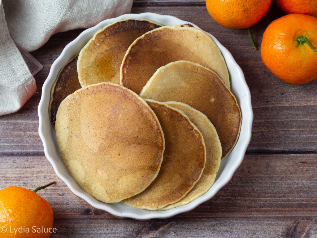 Pannenkoeken met mandarijnen