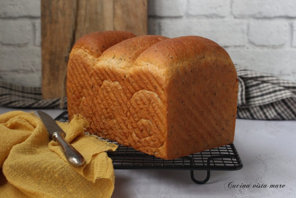 Parmezaanse kaas brood Keuken met zeezicht