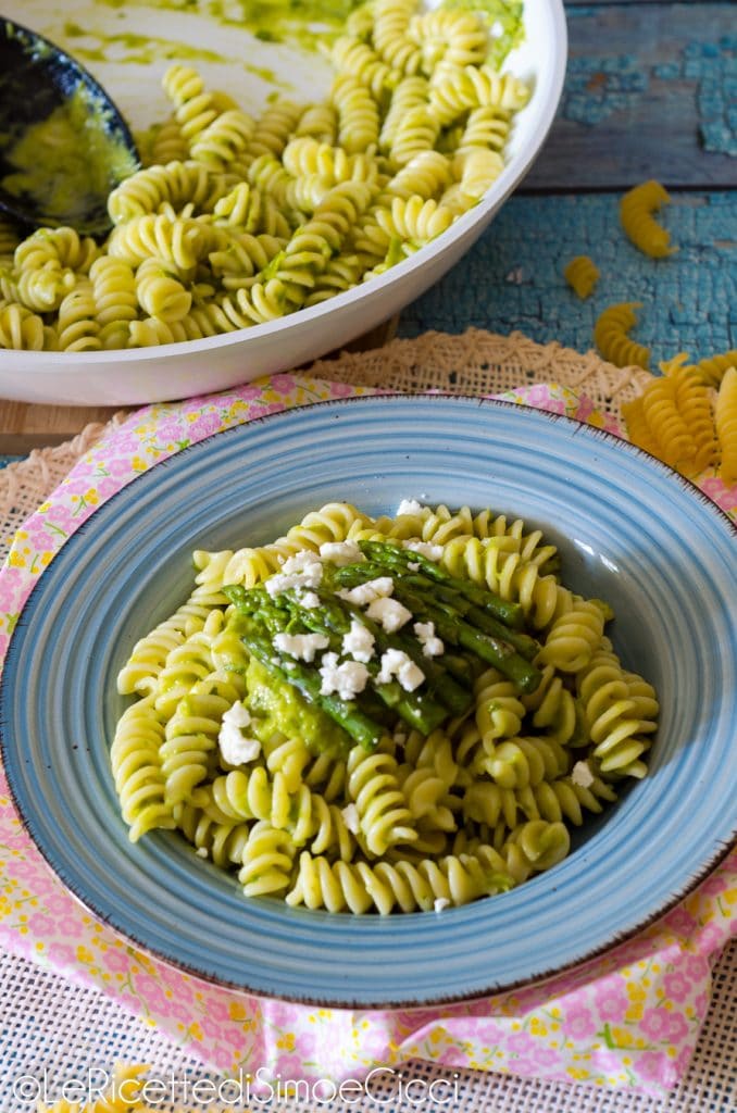 Pasta met aspergeroom