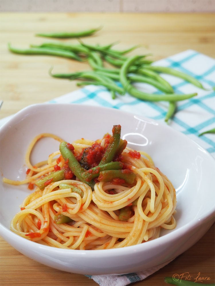 Pasta met sperziebonen