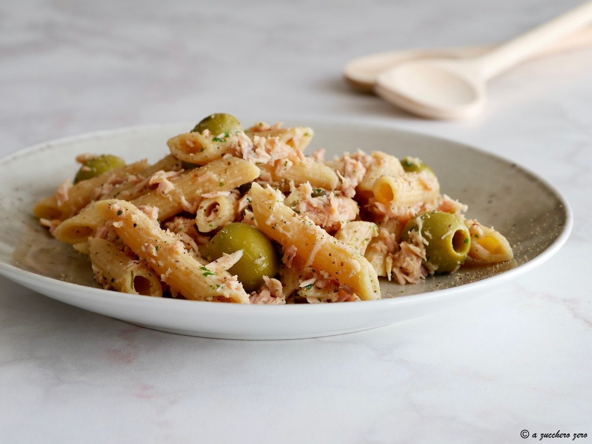 Pasta met ingeblikte tonijn