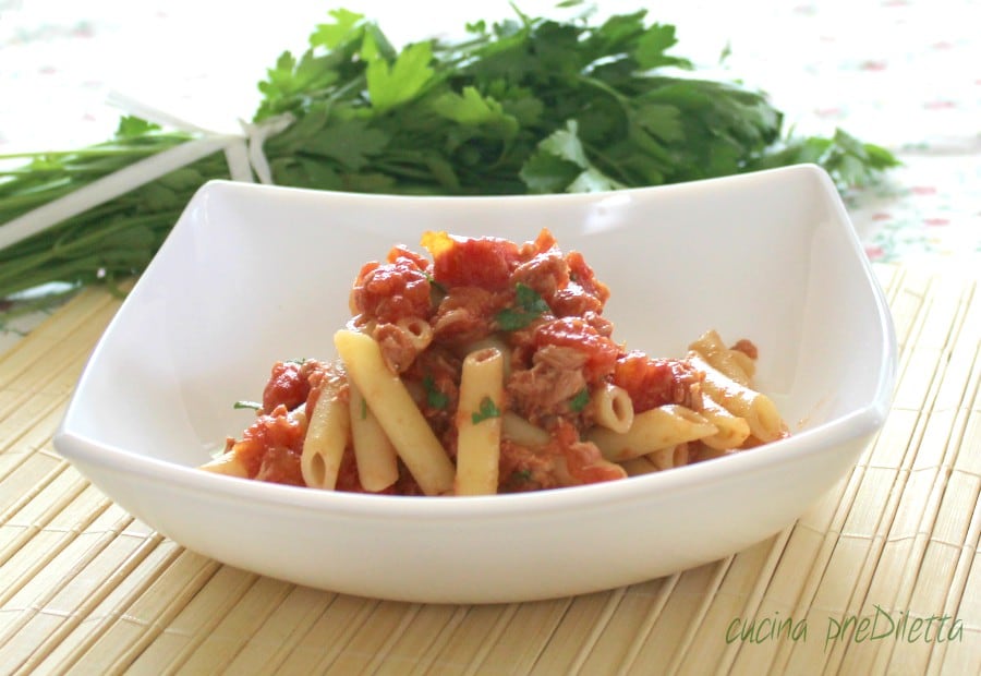 Pasta met tonijn