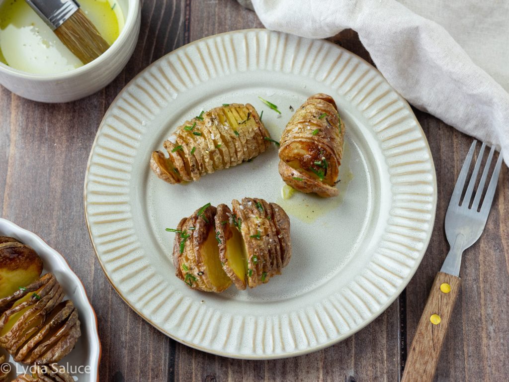 Hasselback-aardappelen in de airfryer