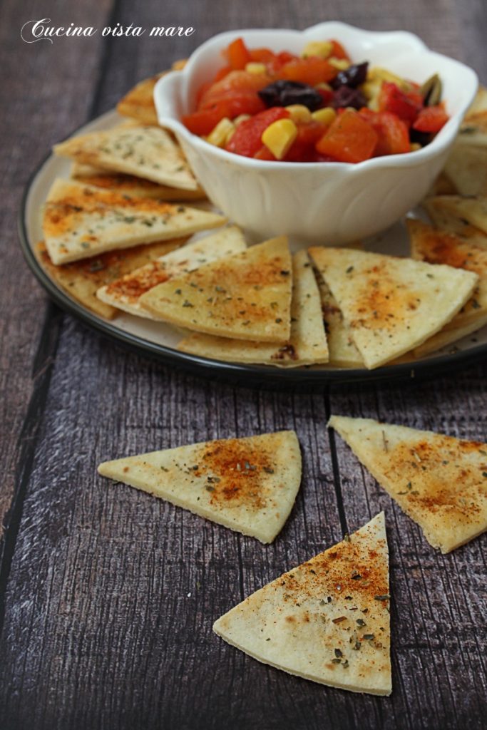 Piadina Chips Keuken met zeezicht