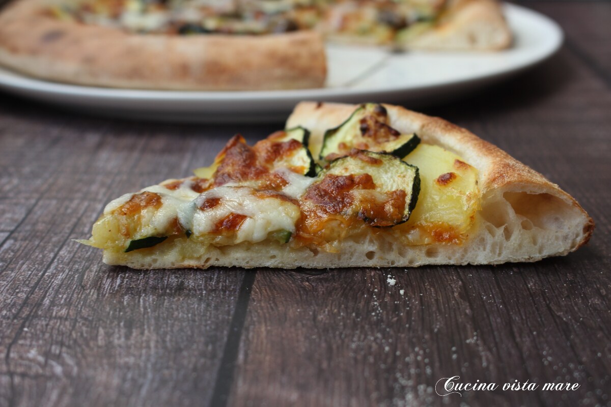 Pizza met een gram gist