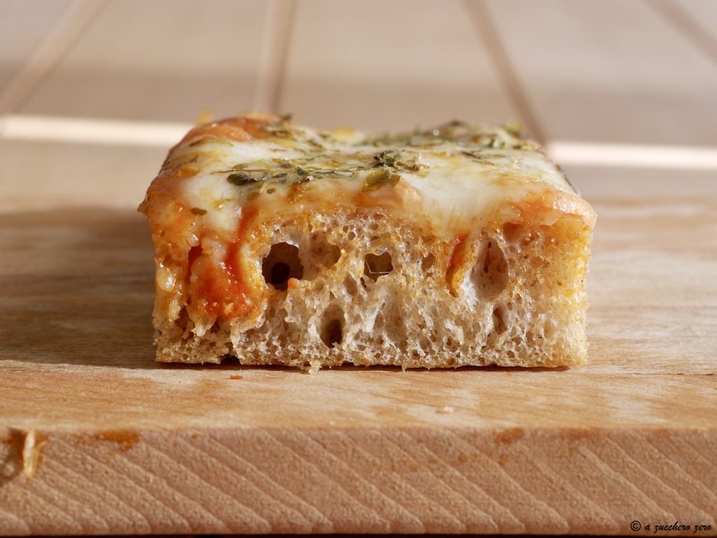 Pizza met volkoren tarwemeel en type 2 meel