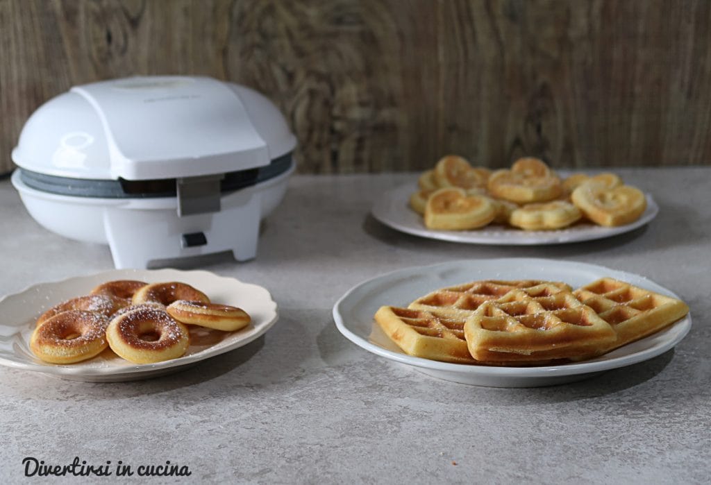 Wafels, donuts en muffins met de Fun Gofrestone 3in1 plaat van Cecotec.
