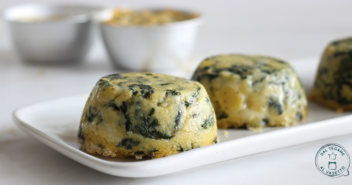 Polenta taartjes in de airfryer