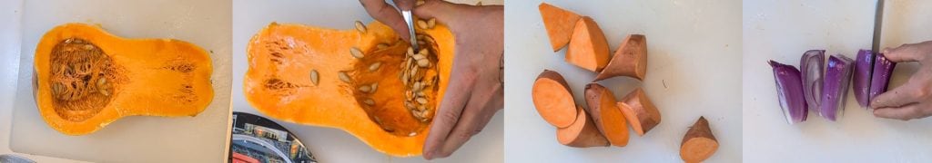 Pompoen en zoete aardappelsoep