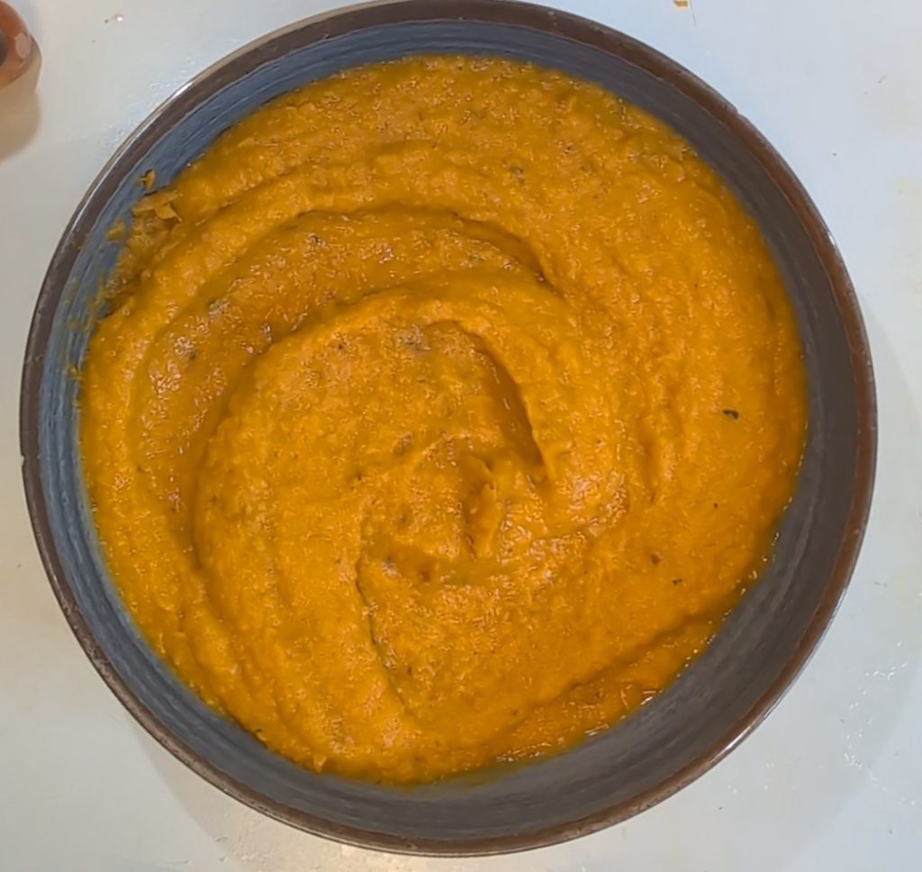 Pompoen en zoete aardappelsoep