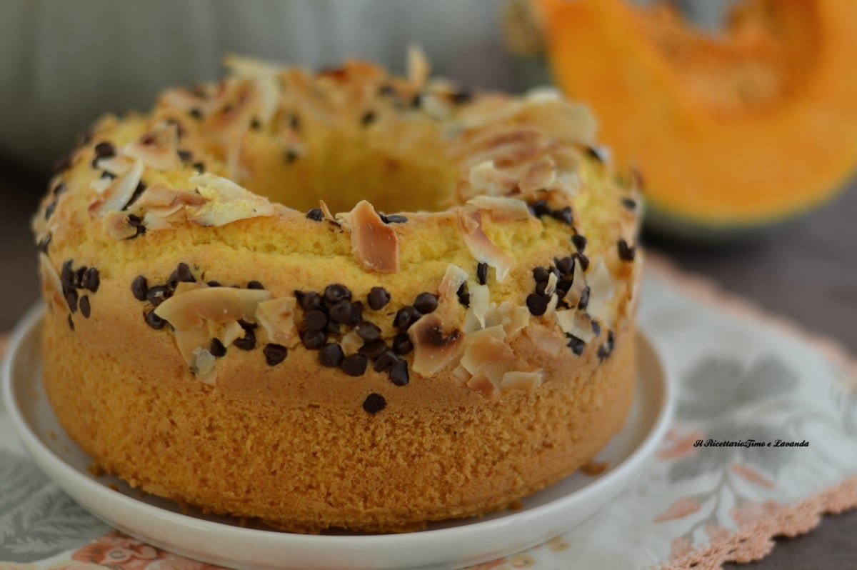 Pompoencake met geraspte pompoen