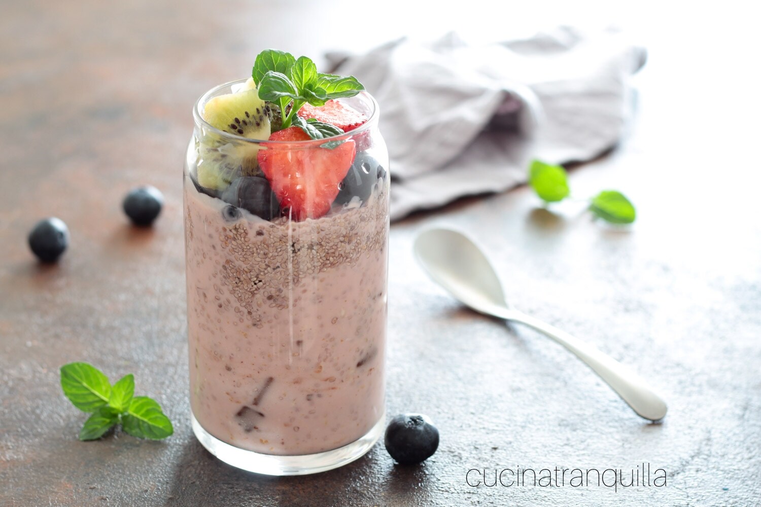 Chiazaad en yoghurtpudding