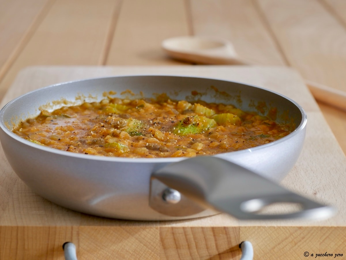 Ragù van rode linzen, geschild en niet