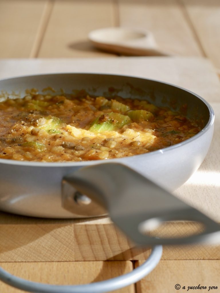 Ragù van rode linzen, geschild en niet