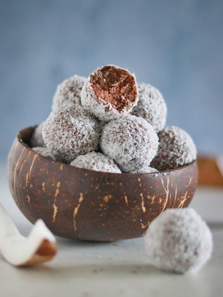 Ricotta-, Kokos- en Cacaoballetjes