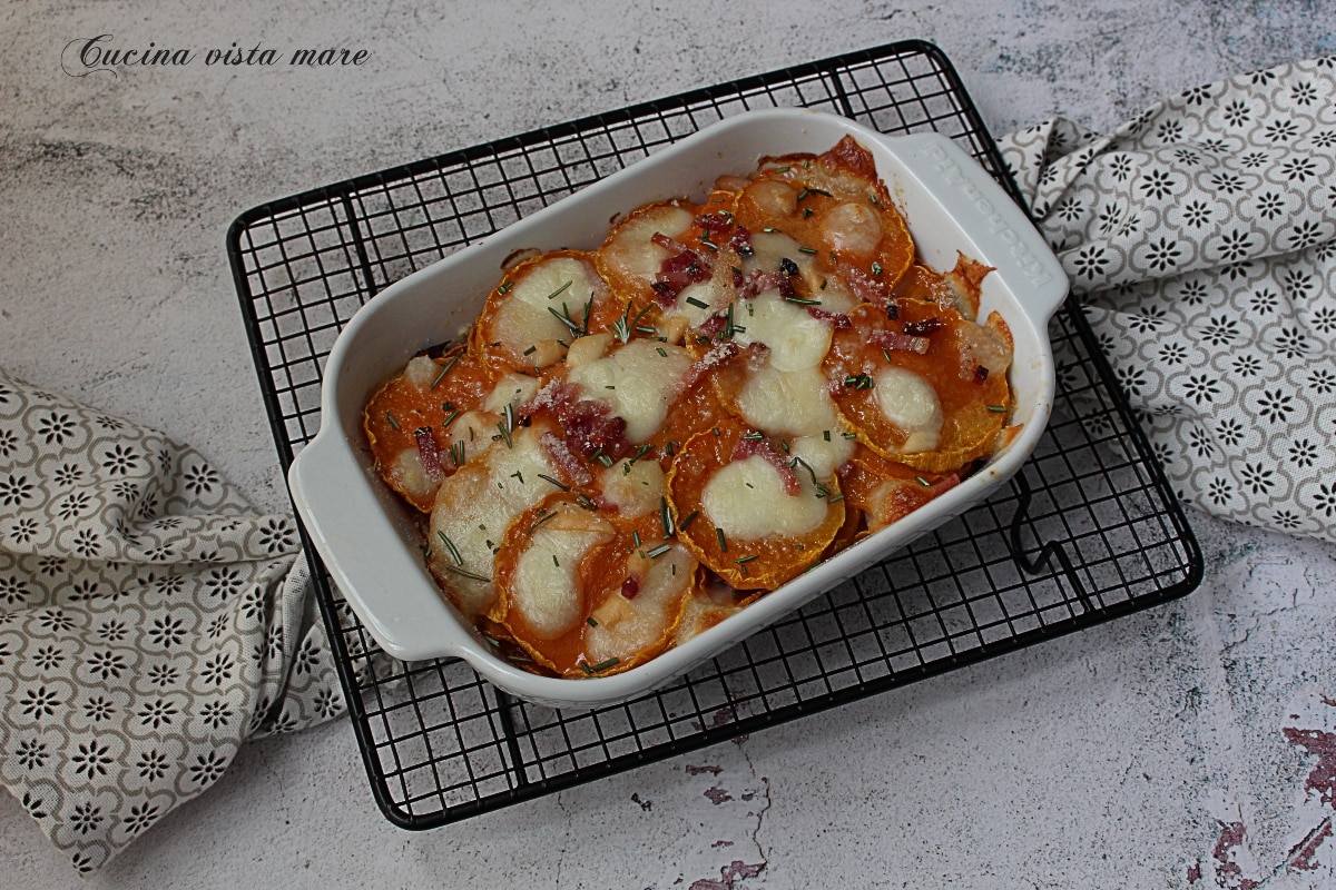 Rijke pompoen parmigiana