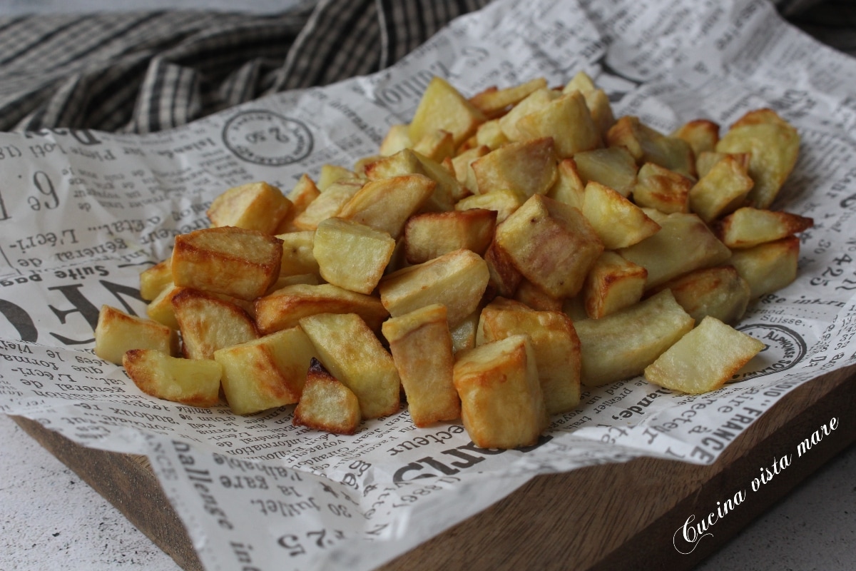 Rode aardappelen in de airfryer