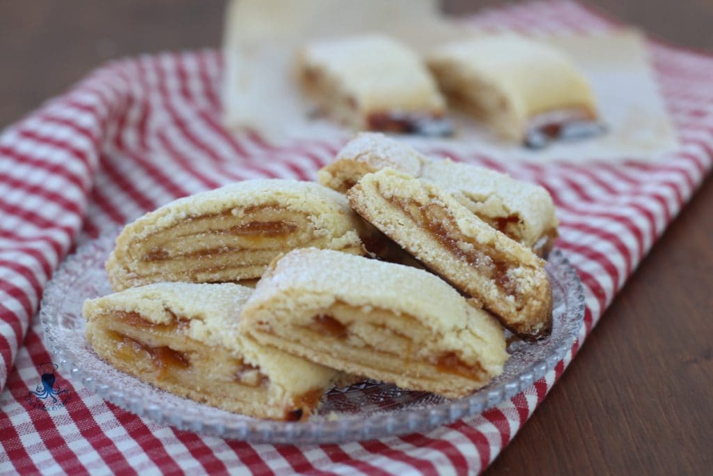 Rolkoekjes met jam