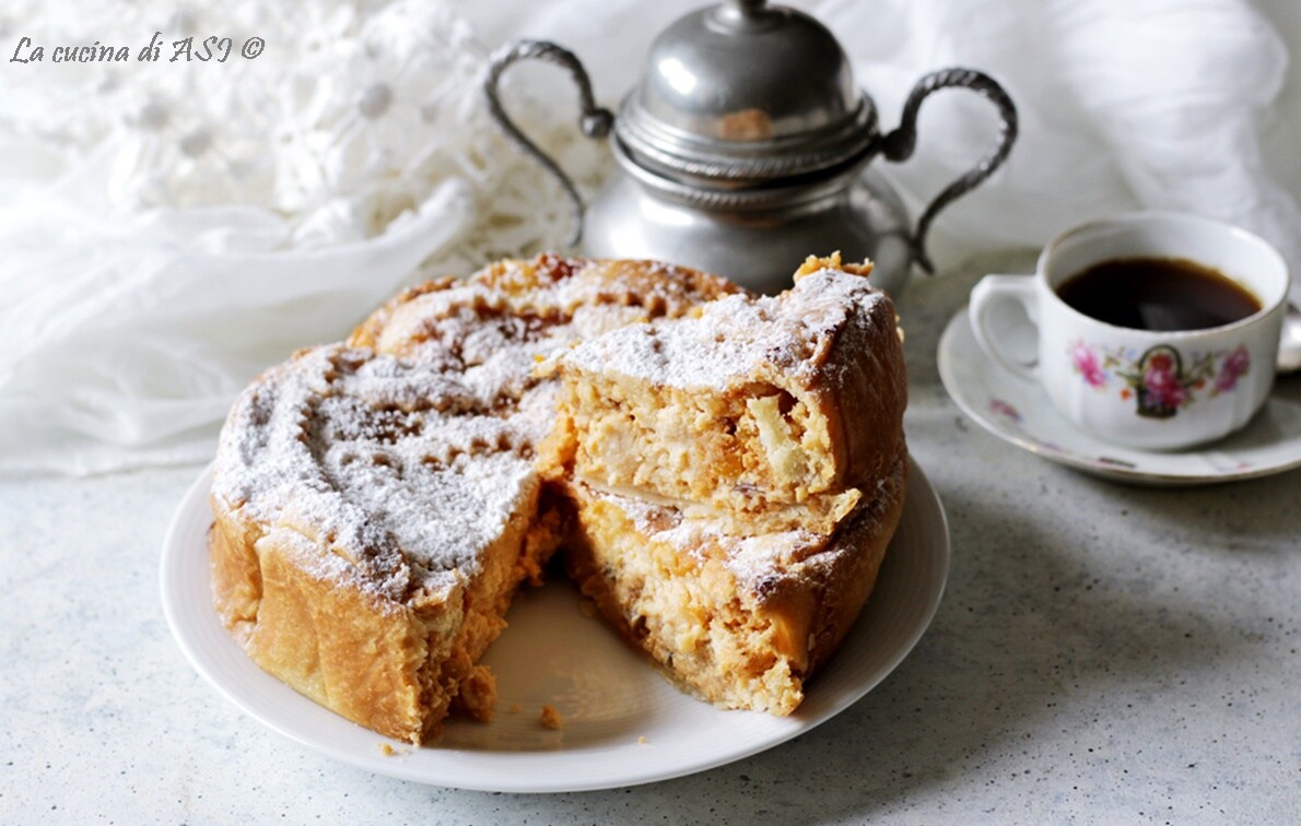 Romeinse ricottataart met korstdeeg en romige vulling