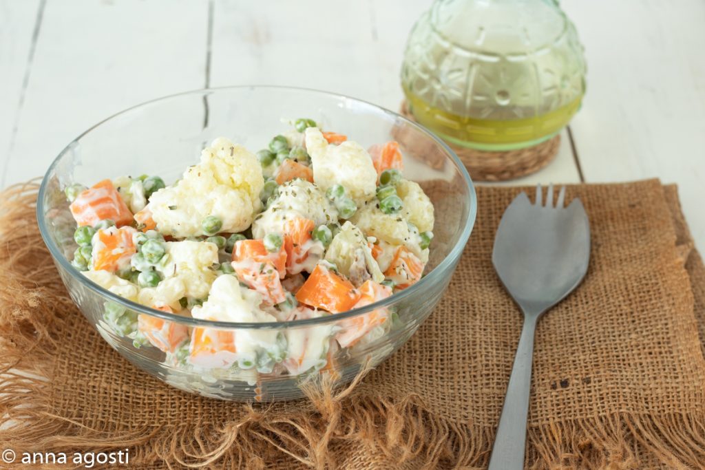 Russische bloemkoolsalade