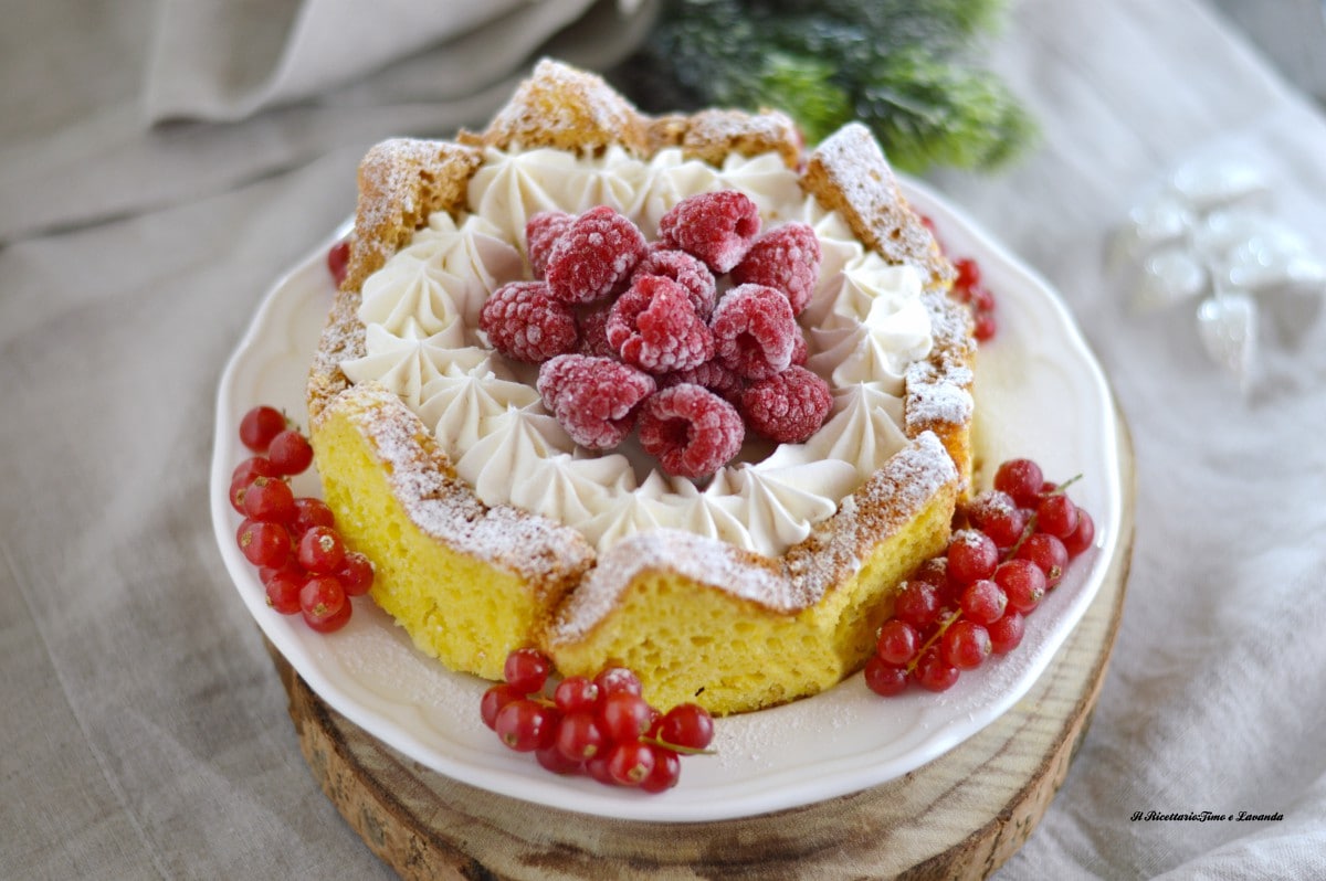 Ster van glutenvrije pandoro