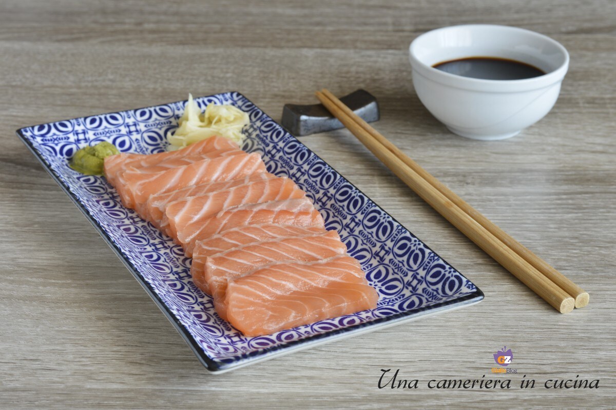 Sashimi van zalm