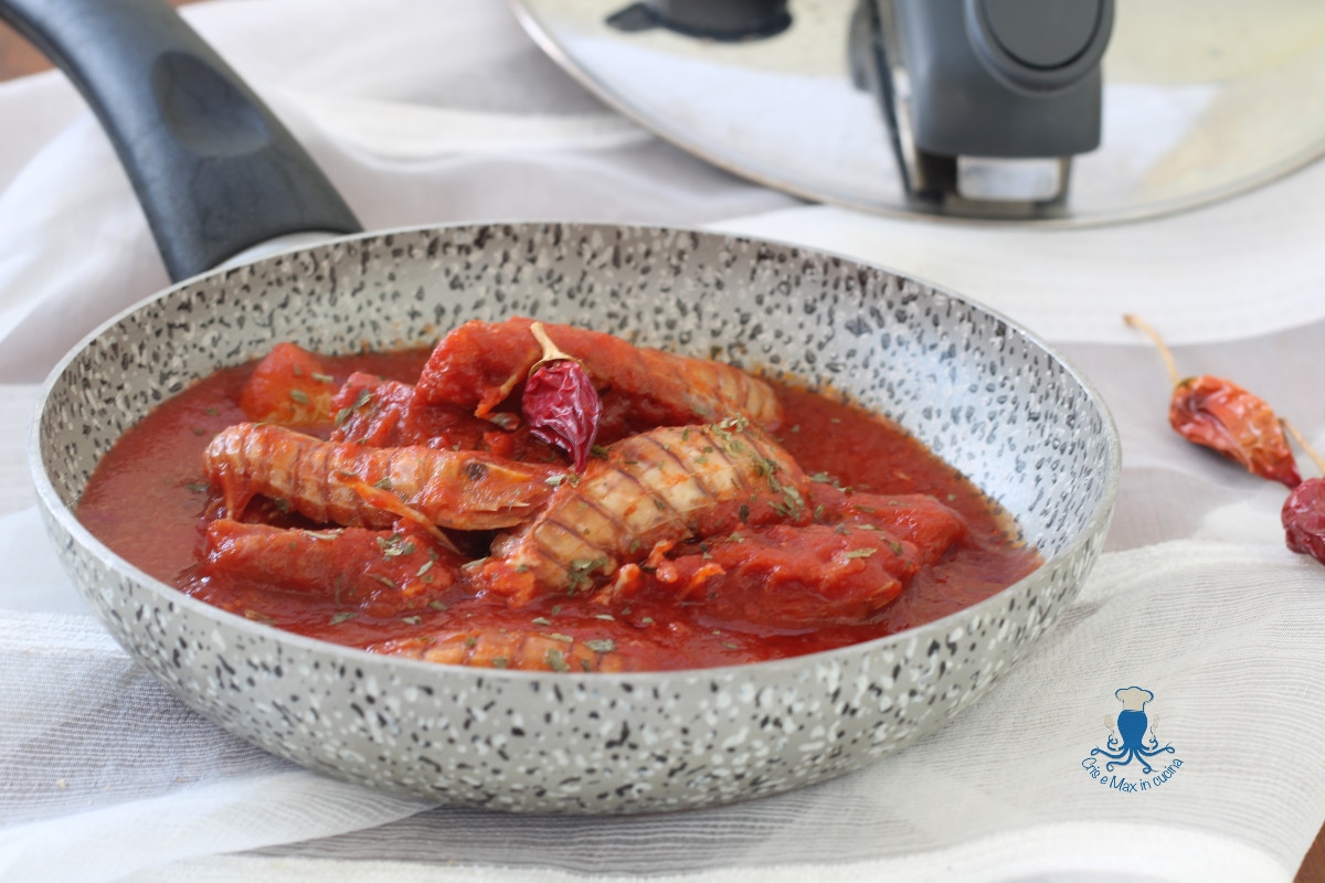 Saus met langoustines in de snelkookpan