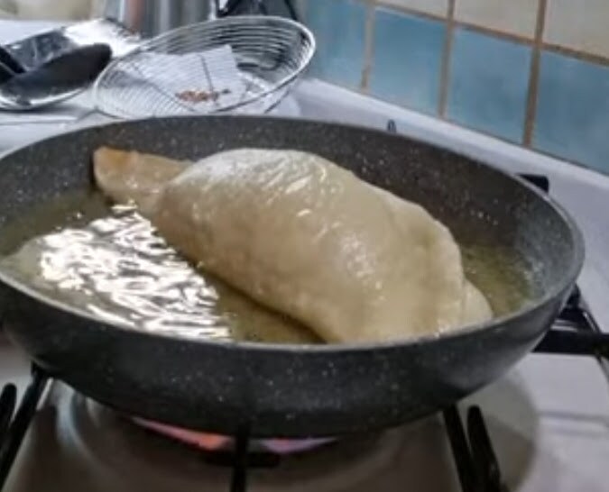 Hier is, mijn Napolitaanse pizza