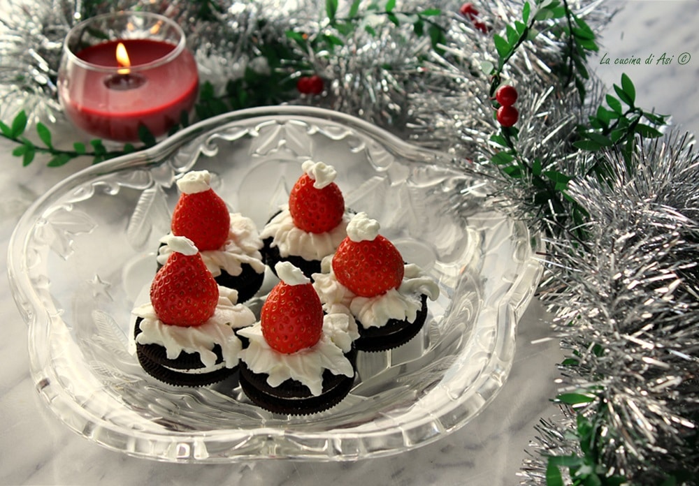 Snel dessert met Oreo en aardbeien