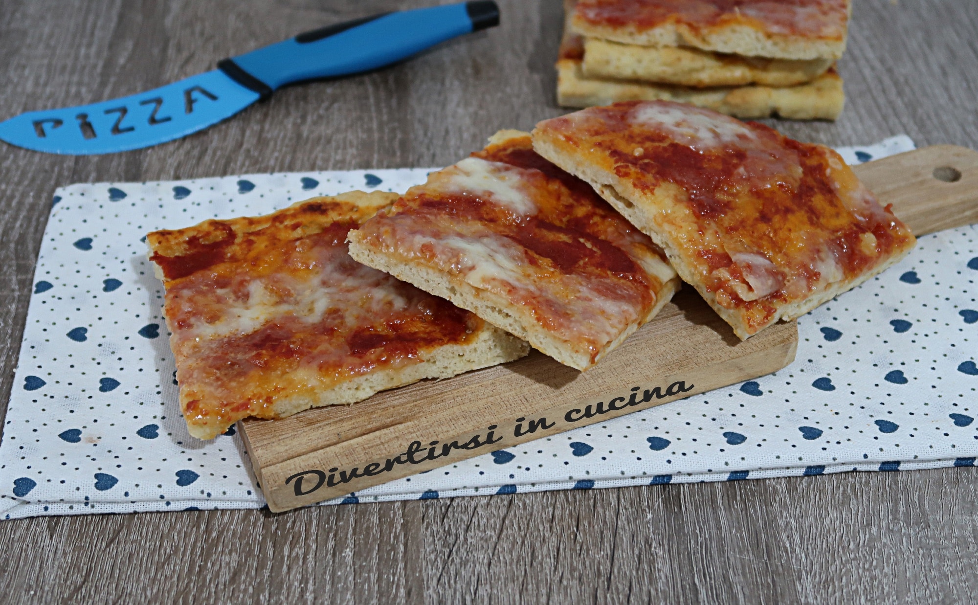 Snelle pizza zonder rijzen