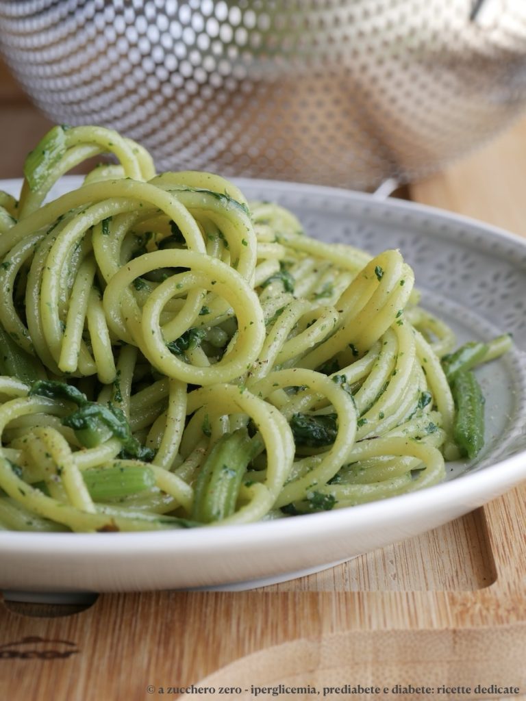 Spaghetti met tenerumi knoflook olie en chilipeper light