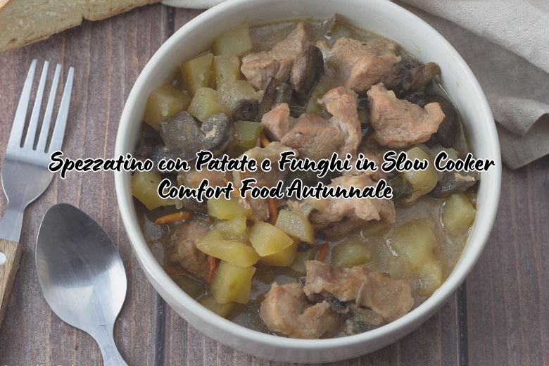 Stoofpot met Aardappelen en Champignons in Slowcooker