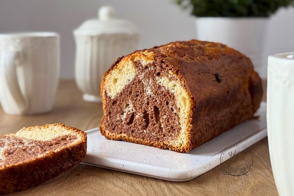 Superzachte Gemarmerde Plumcake Bimby zonder boter en met yoghurt