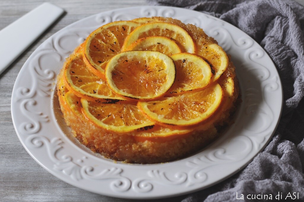 Sinaasappeltaart met karamel