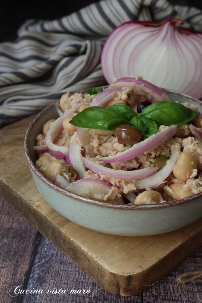 Tonijn met bonen en Breme-ui Cucina vista mare