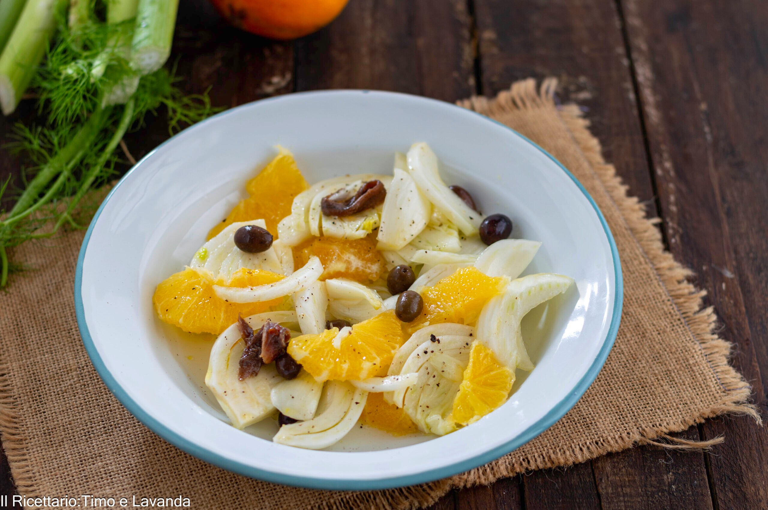 Venkel en sinaasappelsalade