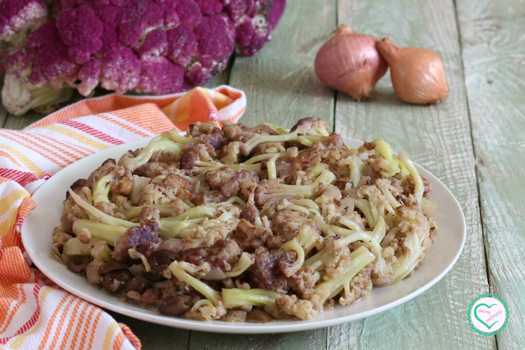 Verdrongen bloemkool, Siciliaans recept